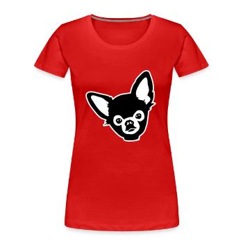 Chihuahua - Women's Premium Organic T-Shirt - navy - Front - Mia (176cm)