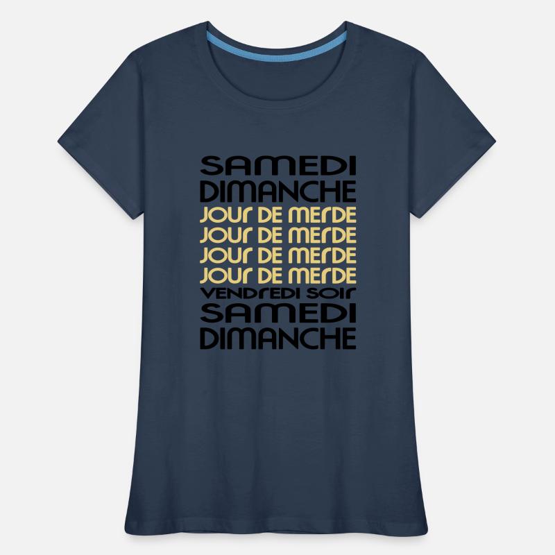 Week - Week - Shit Day (2c) Women's Premium Organic T-Shirt