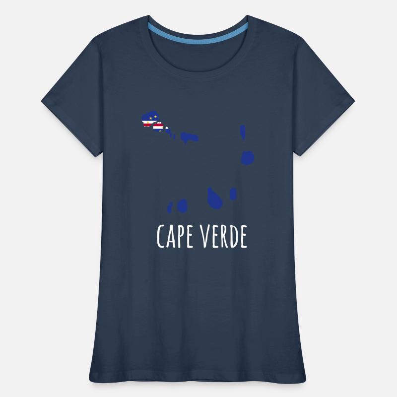 Drapeau du Cap-Vert Drapeau du Cap-Vert T-shirt bio Premium Femme