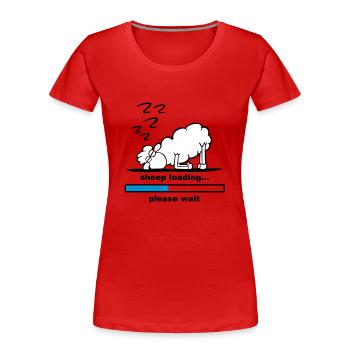 sheep loading - Women's Premium Organic T-Shirt -  - Front - Mia (176cm)
