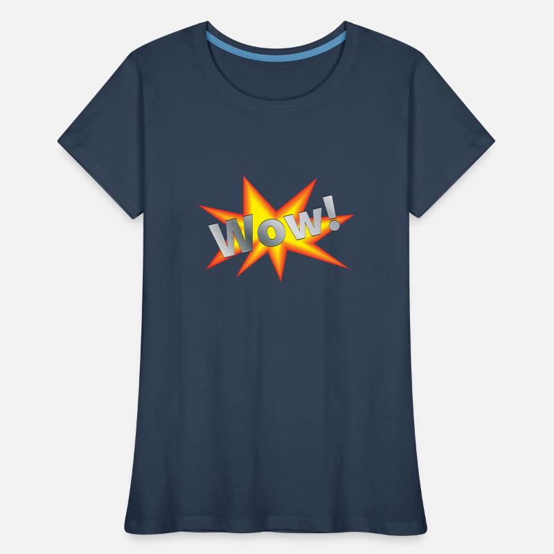 WOW FX effect - gift idea Women's Premium Organic T-Shirt