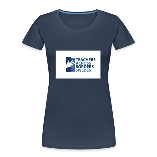 Teachers across borders logga - Ekologisk premium-T-shirt dam