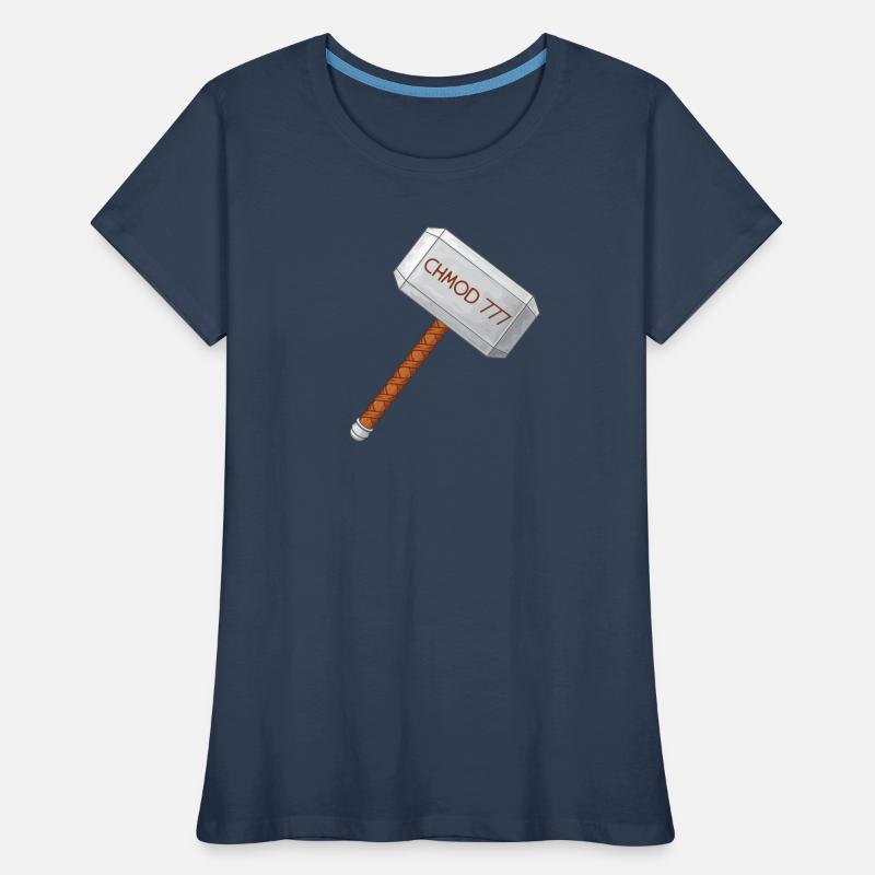 Linux Admin Chmod Frauen Premium Bio T-Shirt