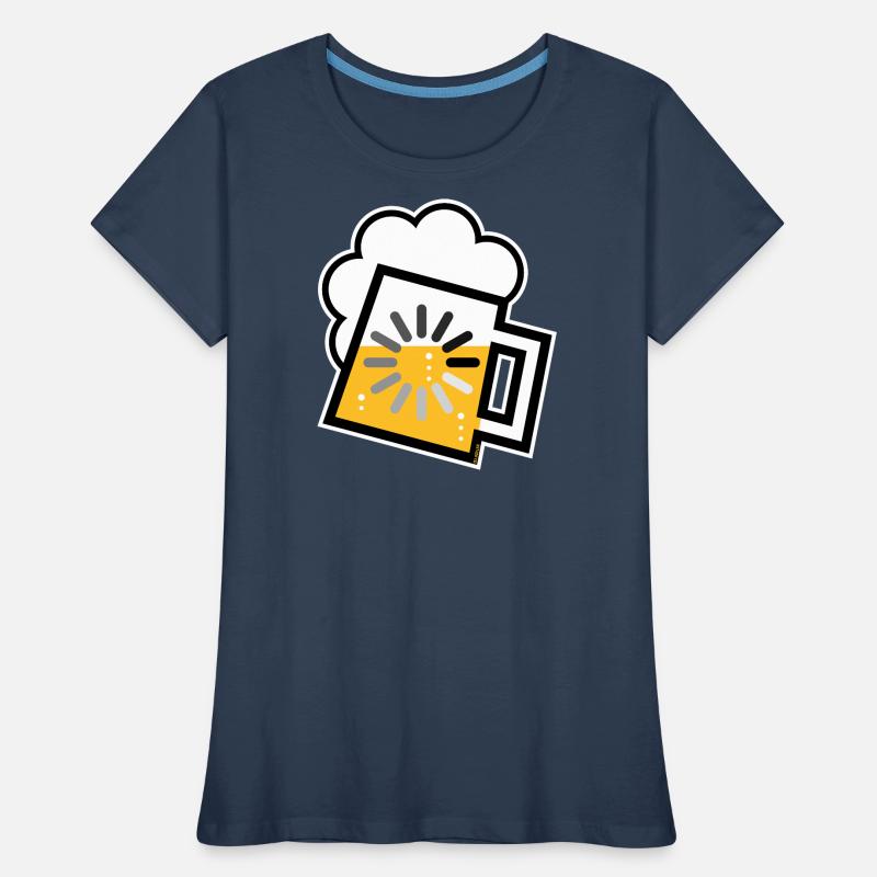 Beer Loading (Drinking In Progress / Icon / /) Women's Premium Organic T-Shirt