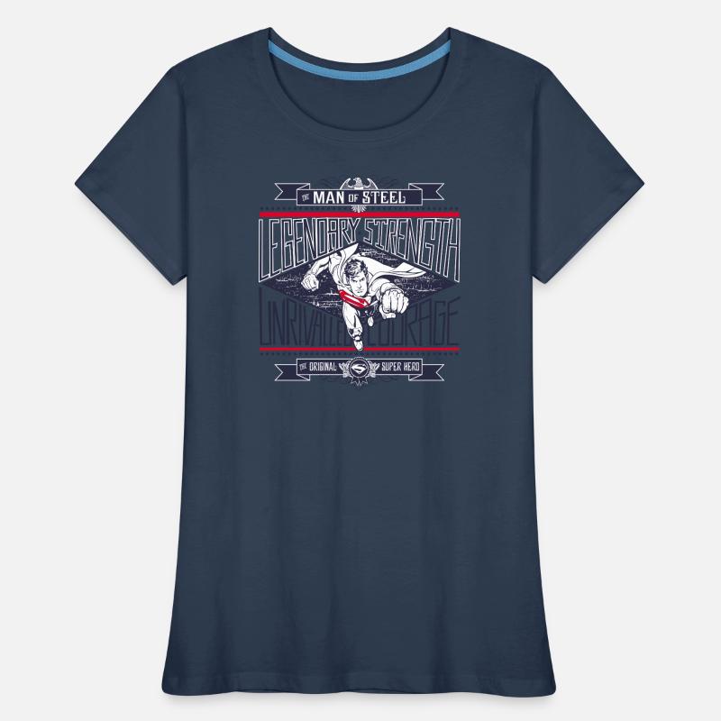 Superman Legendary Strength Frauen Premium Bio T-Shirt