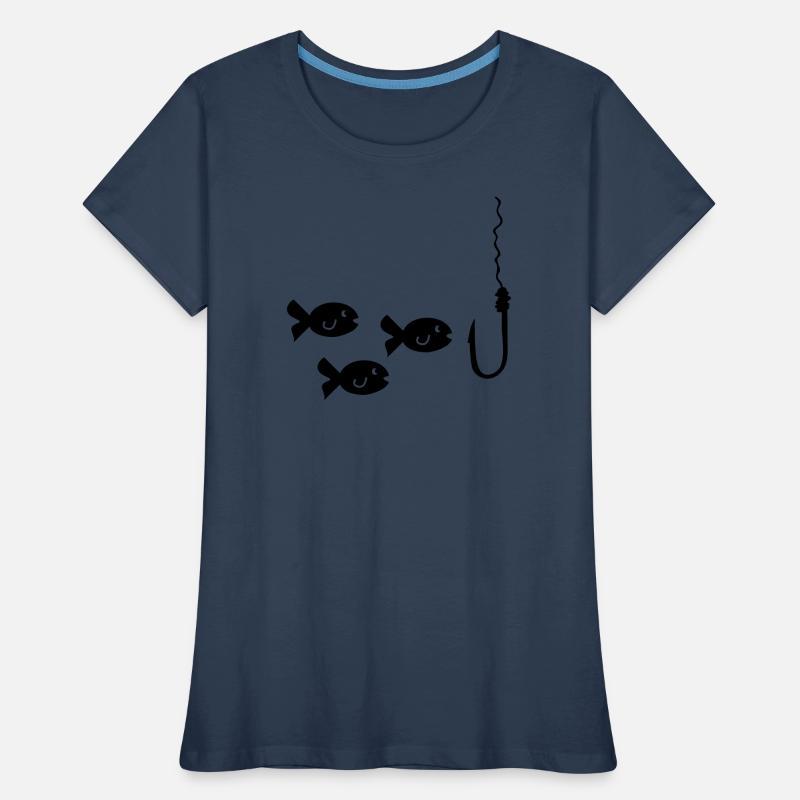 Fishing Fish Women's Premium Organic T-Shirt
