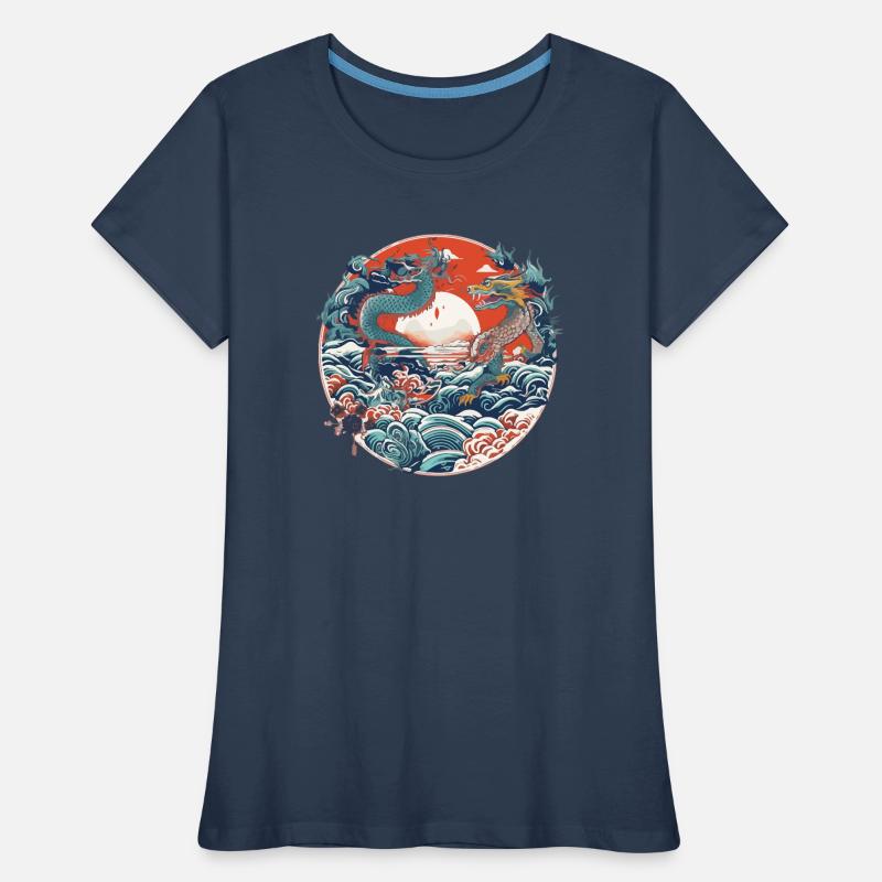 Folklore chinois T-shirt bio Premium Femme