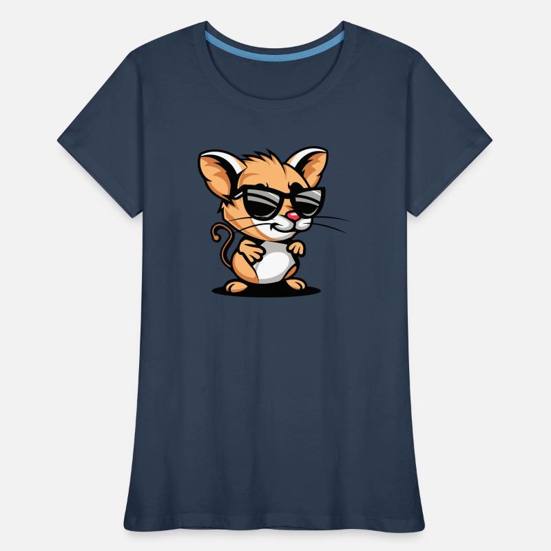 Mouse Comic Cool Women's Premium Organic T-Shirt
