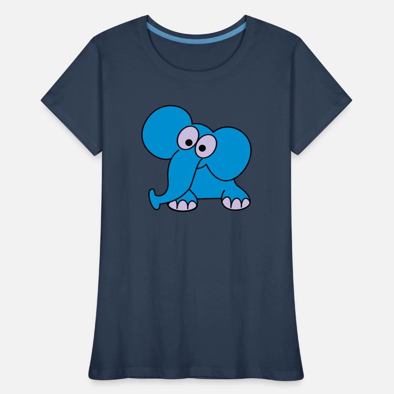 elefant Frauen Premium Bio T-Shirt