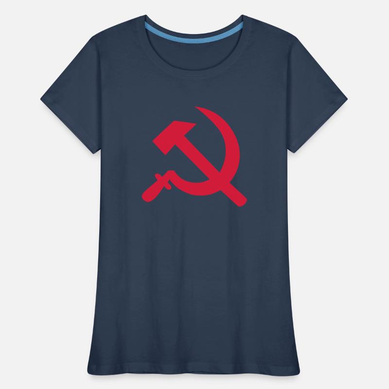 Hammer and sickle Women's Premium Organic T-Shirt