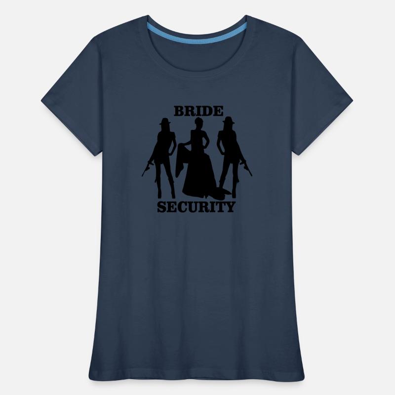 bride security Frauen Premium Bio T-Shirt