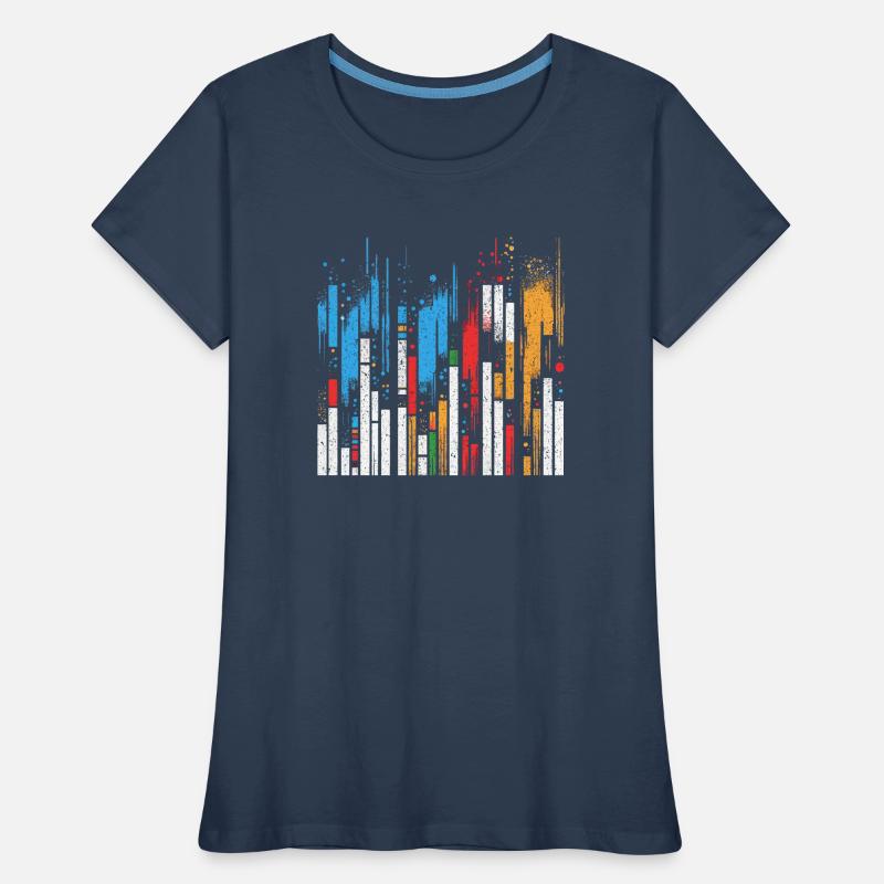 Data Analysis & Charts - Visual Gift Idea Women's Premium Organic T-Shirt