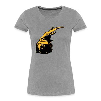 Albanischer Helm von Skanderbeg Tirana Albanien - Frauen Premium Bio T-Shirt - Navy - Vorne - Mia (176cm)