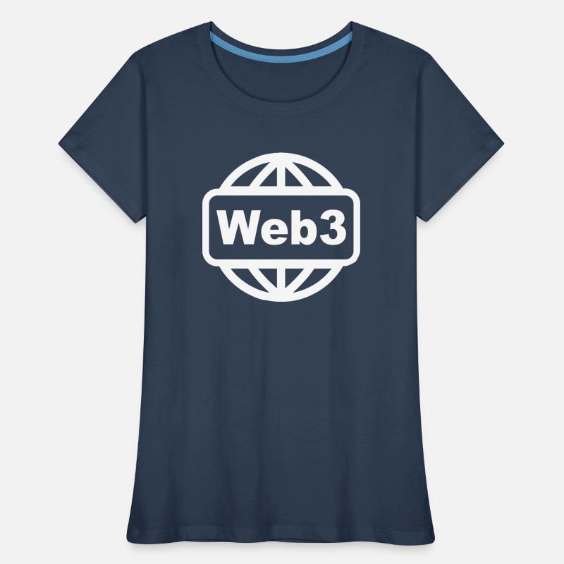 Web3 Blockchain Developer Cryptocurrency Software Women's Premium Organic T-Shirt