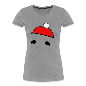 Sloth Christmas Cute Sloth Vector 4 - Women's Premium Organic T-Shirt - navy - Front - Mia (176cm)