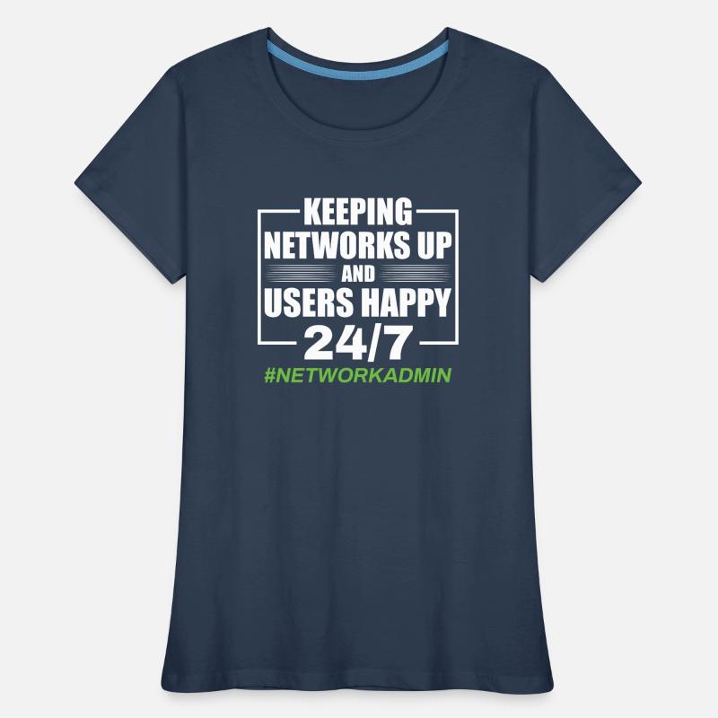 Network Administrator Network Engineer Women's Premium Organic T-Shirt