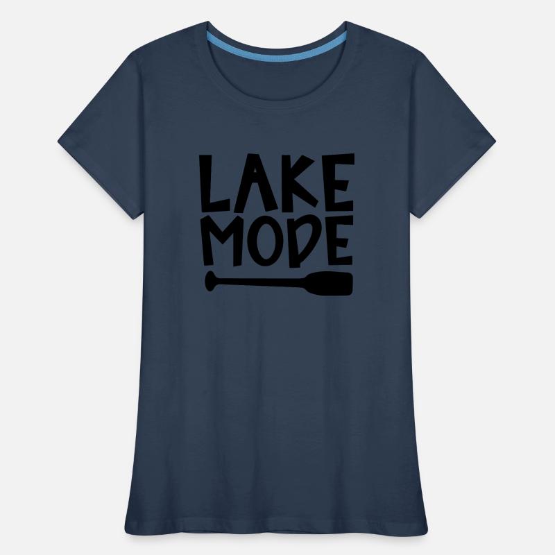 Pagaie d’aventure en mode lacConception de motivation T-shirt bio Premium Femme