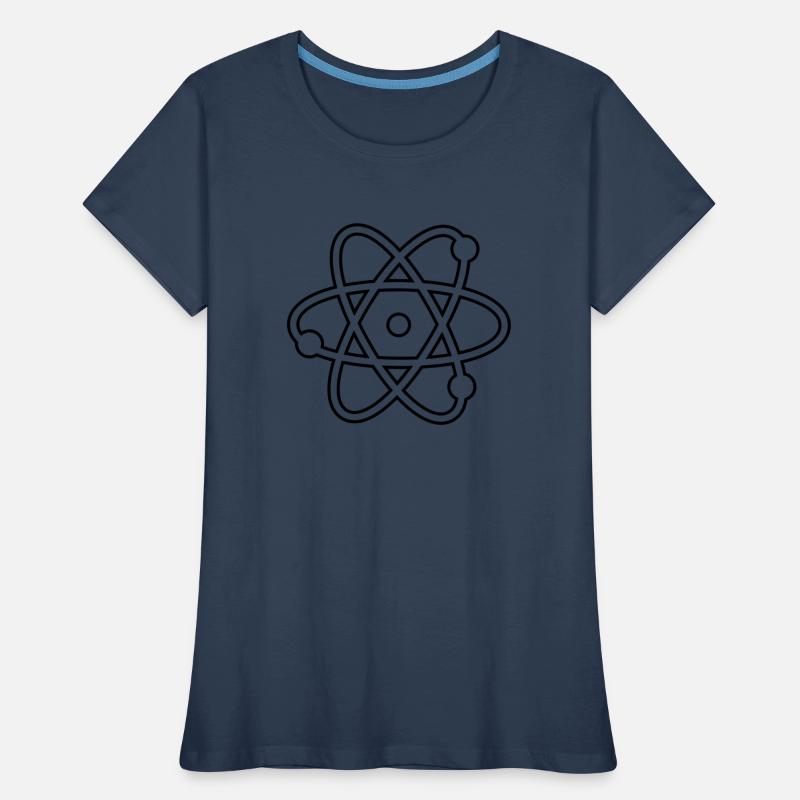 atom T-shirt bio Premium Femme