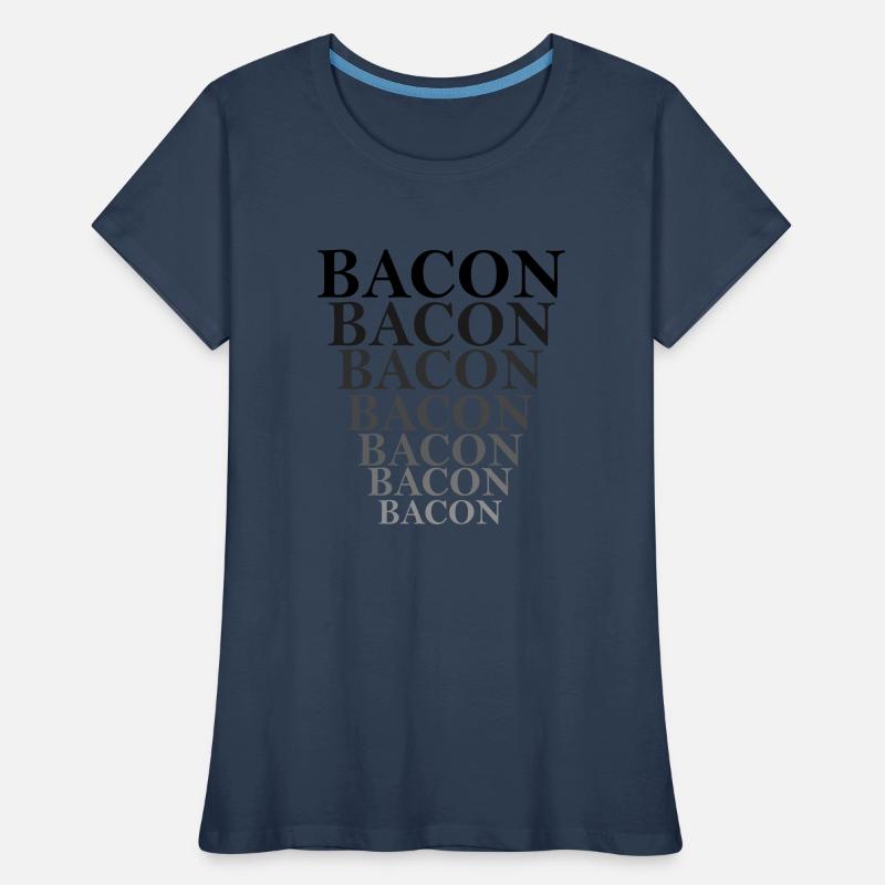 BACON wird kleiner verlauf Frauen Premium Bio T-Shirt