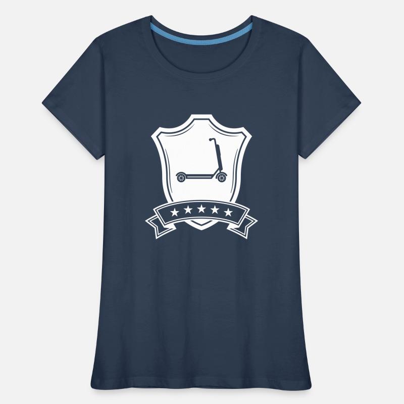 E-scooter crest Women's Premium Organic T-Shirt
