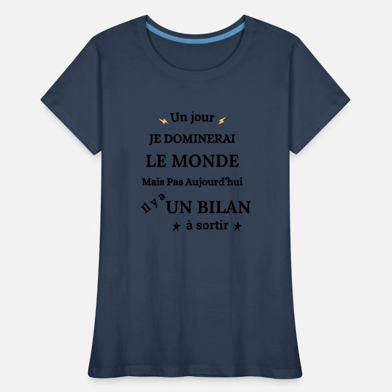 Comptable Comptabilité Métier T-shirt bio Premium Femme