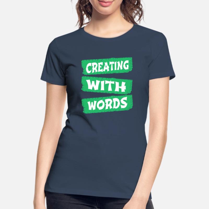 creative process bday joke creative projects Frauen Premium Bio T-Shirt