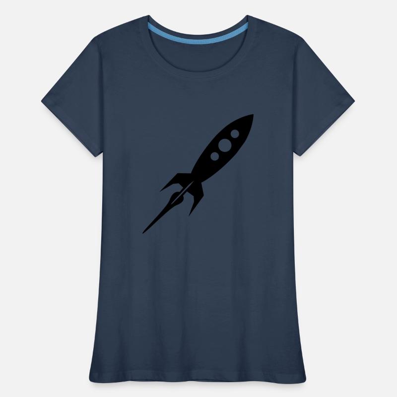 fusée T-shirt bio Premium Femme