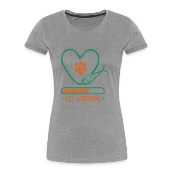 Tierarzt Ausbildung Tierärztin Tierarzthelfer Tier - Frauen Premium Bio T-Shirt - Navy - Vorne - Mia (176cm)