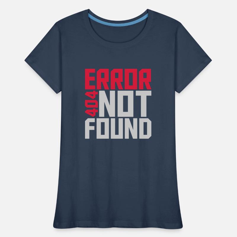 Error 404 not found Women's Premium Organic T-Shirt