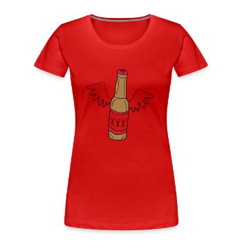 Engels Bier - Frauen Premium Bio T-Shirt -  - Vorne - Mia (176cm)