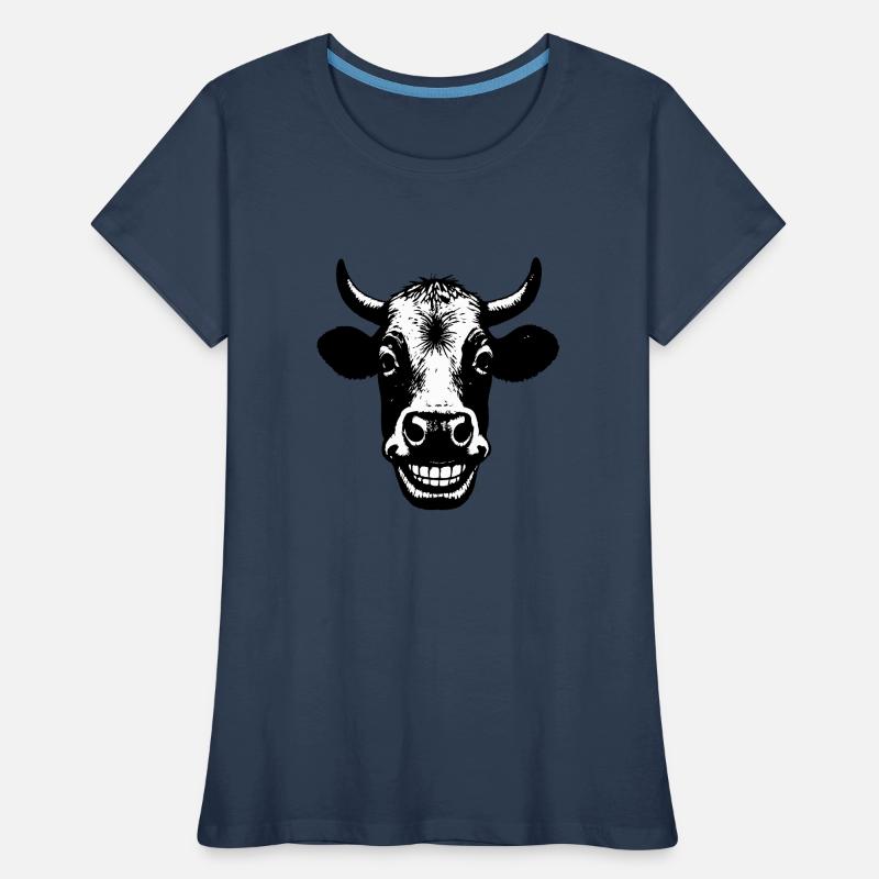 Grinning Cow Women's Premium Organic T-Shirt
