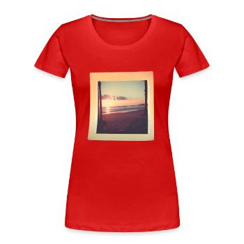 Retro Memories - Women's Premium Organic T-Shirt - navy - Front - Mia (176cm)