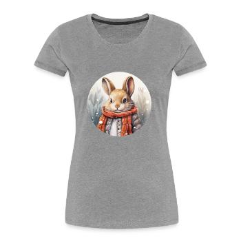 Snow Bunny - Women's Premium Organic T-Shirt - navy - Front - Mia (176cm)