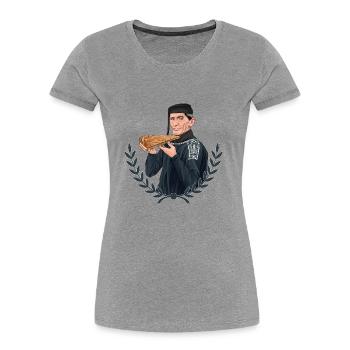 Rieser Grantler // Illustration - Frauen Premium Bio T-Shirt - Navy - Vorne - Mia (176cm)