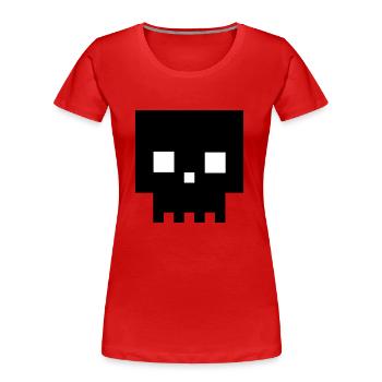Langweiler - Frauen Premium Bio T-Shirt - Navy - Vorne - Mia (176cm)