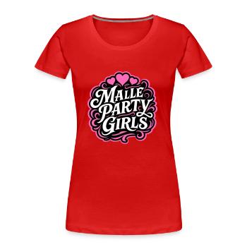 Malle Party Girls - Frauen Premium Bio T-Shirt - Navy - Vorne - Mia (176cm)