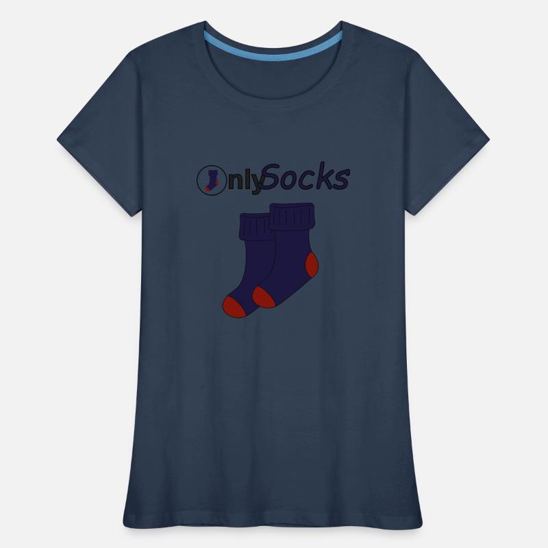 Only Socks Frauen Premium Bio T-Shirt