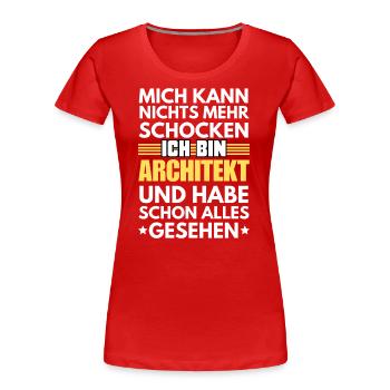 Non-shockable architect - Women's Premium Organic T-Shirt - navy - Front - Mia (176cm)