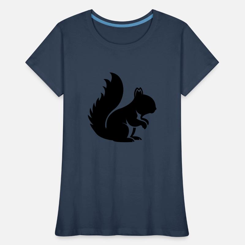 Squirrel Women's Premium Organic T-Shirt
