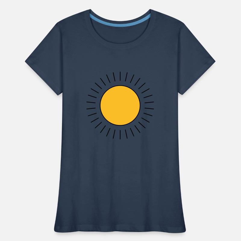 Soleil T-shirt bio Premium Femme