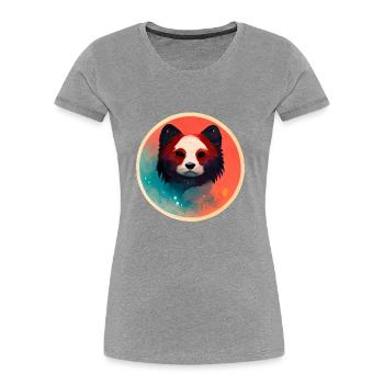 Bär - Frauen Premium Bio T-Shirt - Navy - Vorne - Mia (176cm)