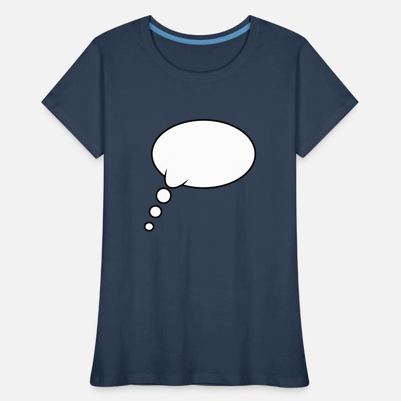 Thought Bubble Design Women's Premium Organic T-Shirt