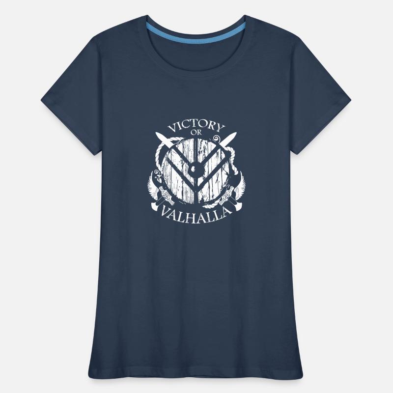 Wikinger oder Valhalla Frauen Premium Bio T-Shirt