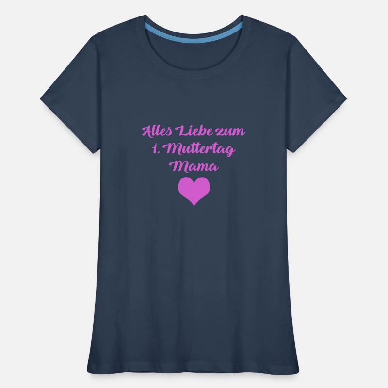 1. Muttertag Mädchen Frauen Premium Bio T-Shirt