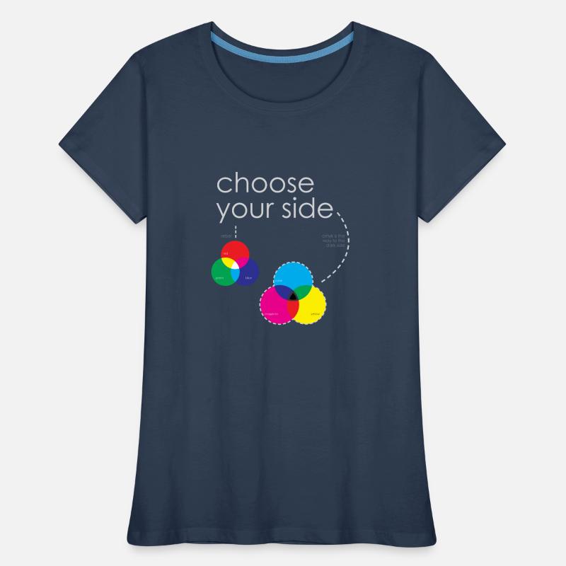 systèmes de couleur T-shirt bio Premium Femme