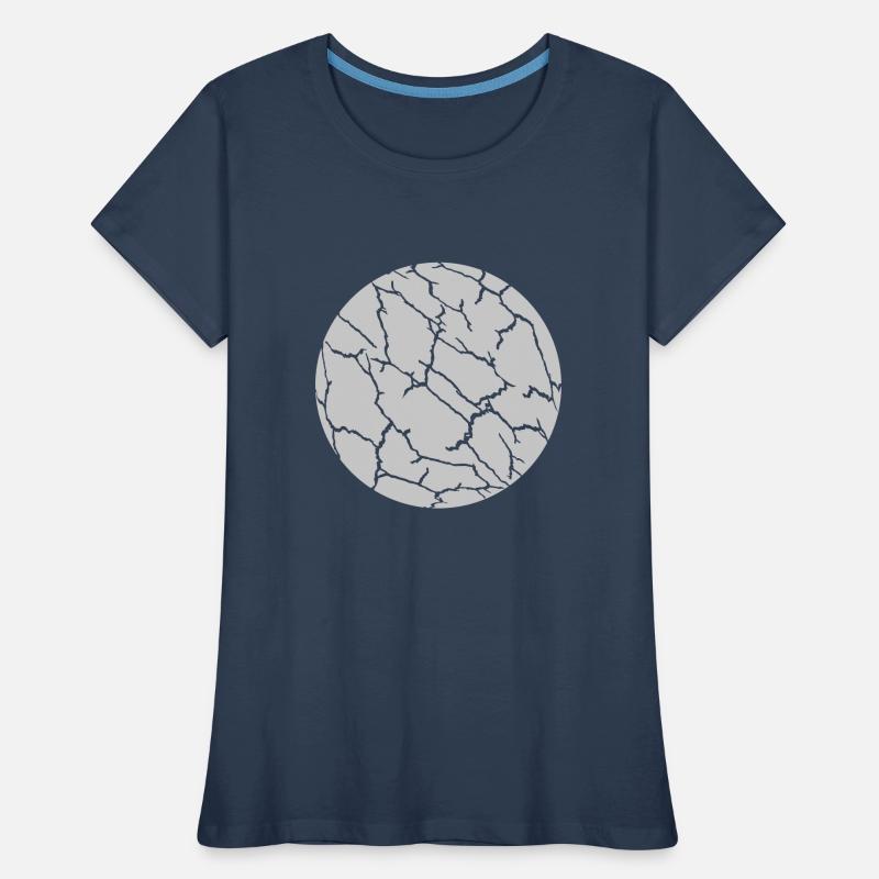 Ball Cracks Pattern Texture Women's Premium Organic T-Shirt