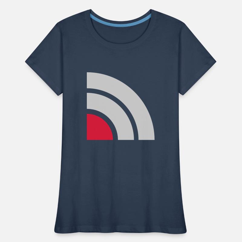 Mobile Phone Icon Wifi Connection Problems Women's Premium Organic T-Shirt