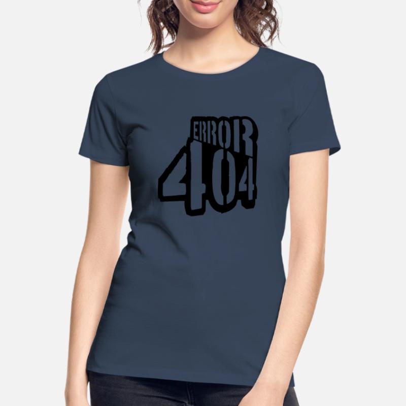 Problem Error 404 Meldung Frauen Premium Bio T-Shirt