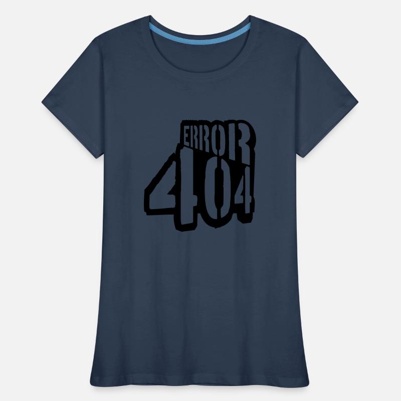 Problem Error 404 Meldung Frauen Premium Bio T-Shirt