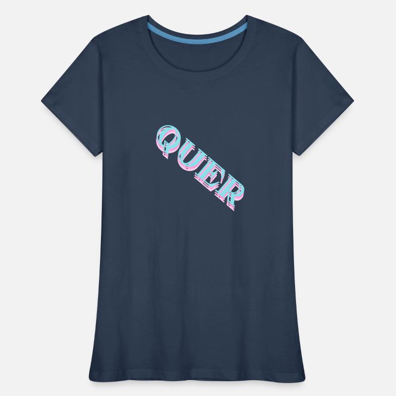 QUER Frauen Premium Bio T-Shirt